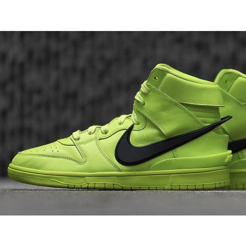 23.5cm CU7544-300 NIKE DUNK HIGH AMBUSH Flash Lime ナイキ ダンク 