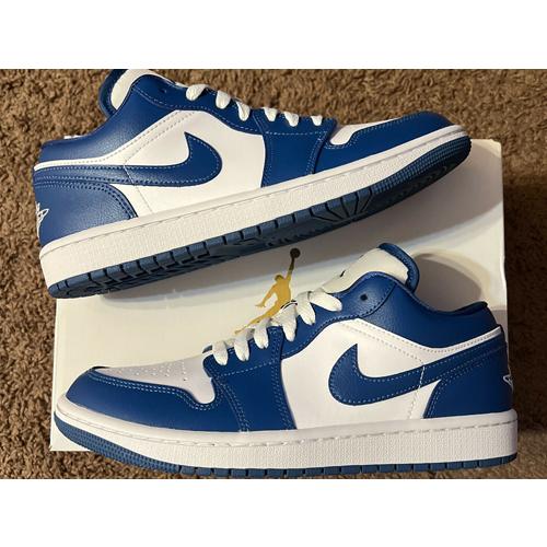 23.5cm DC0774-114 WMNS AIR JORDAN 1 LOW Dark Marina Blue