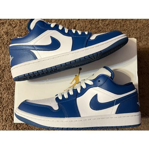 27.5cm DC0774-114 WMNS AIR JORDAN 1 LOW Dark Marina Blue  