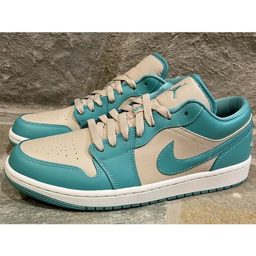 23cm DC0774-131 WMNS AIR JORDAN 1 LOW Tropical Teal Green 