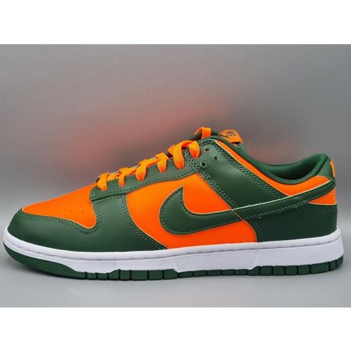 25.5cm DD1391-300 NIKE DUNK LOW RETRO Gorge Green and Total Orange 