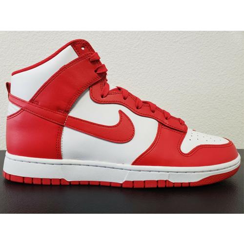 26.5cm DD1399-106 NIKE DUNK HIGH RETRO Championship White Red 
