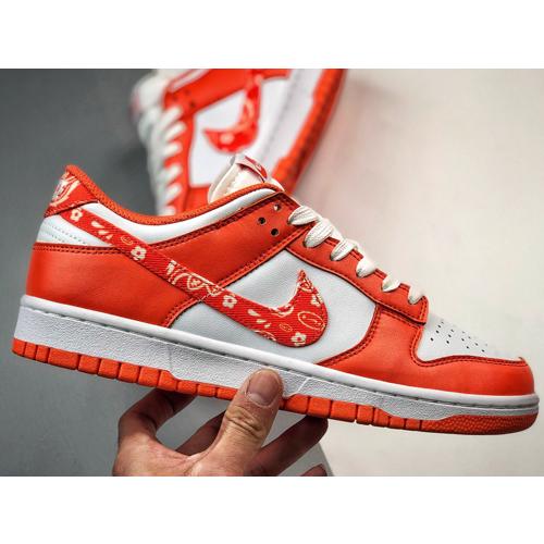 NIKE ナイキ DUNK LOW ダンクロー オレンジペイズリー 27.5cm 