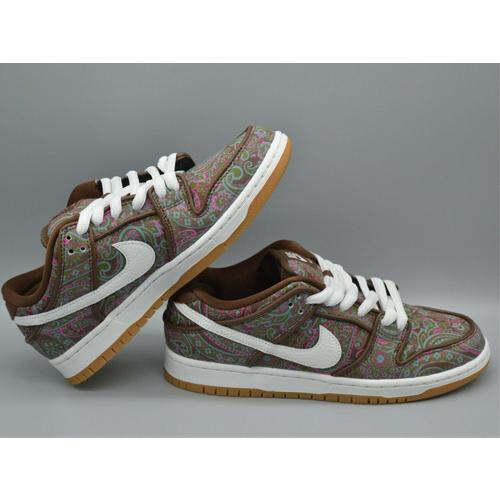 27cm DH7534-200 NIKE SB DUNK LOW PRO PRM Paisley Brown ナイキ