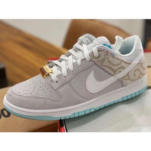 27cm DH7614-500 NIKE DUNK LOW Barber Shop Grey ナイキ ダンク ロー 