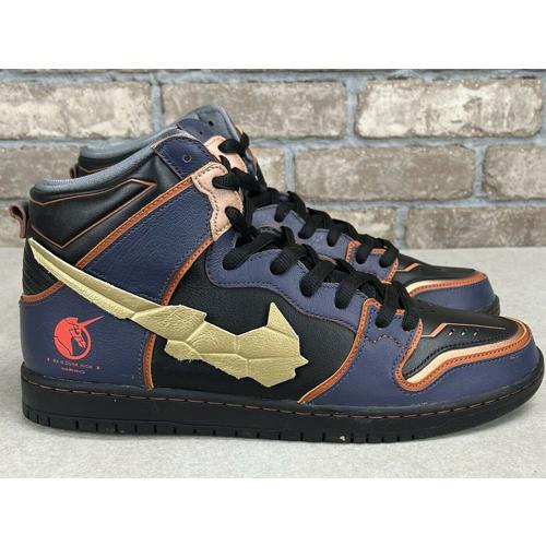 24.5cm DH7717-400 NIKE SB DUNK HIGH PRO QS GUNDAM BANSHEE ナイキ 