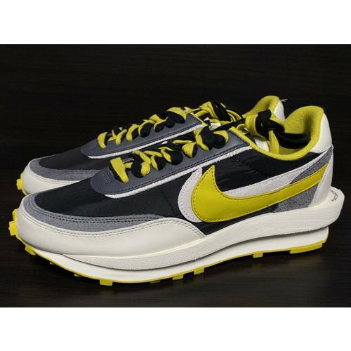 24.5cm DJ4877-001 NIKE LDWAFFLE sacai UNDERCOVER Black and Bright 
