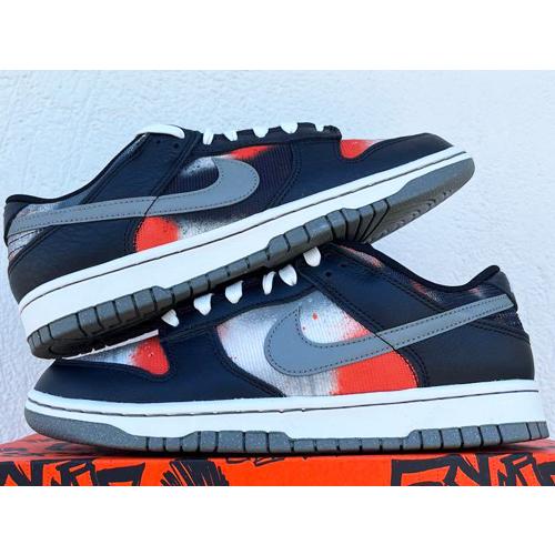 27.5cm DM0108-001 NIKE DUNK LOW RETRO PRM Graffiti Black Red 