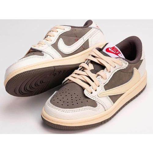 26cm DM7866-162 AIR JORDAN 1 LOW OG SP Travis Scott Reverse Mocha 