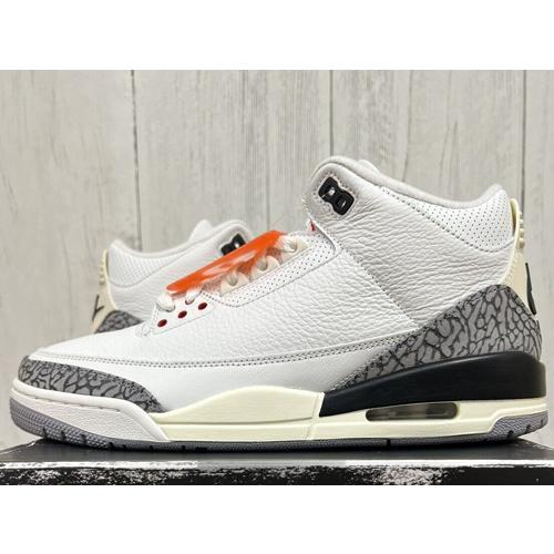 カーキ×インディゴ 27.5cm Nike Air Jordan 3 ホワイトセメント