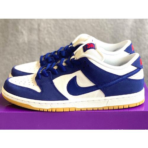 30cm DO9395-400 NIKE SB DUNK LOW PRO PRM Los Angeles Dodgers Deep 