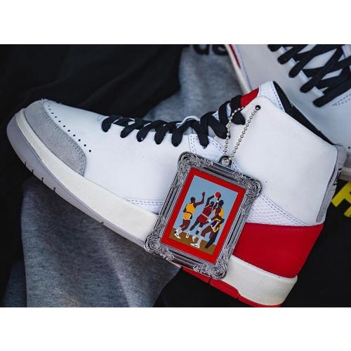 27.5cm DQ0558-160 WMNS AIR JORDAN 2 NINA CHANEL ABNEY White and 