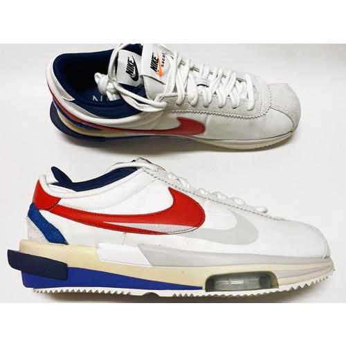 29.5cm DQ0581-100 NIKE ZOOM CORTEZ SP sacai White and University 