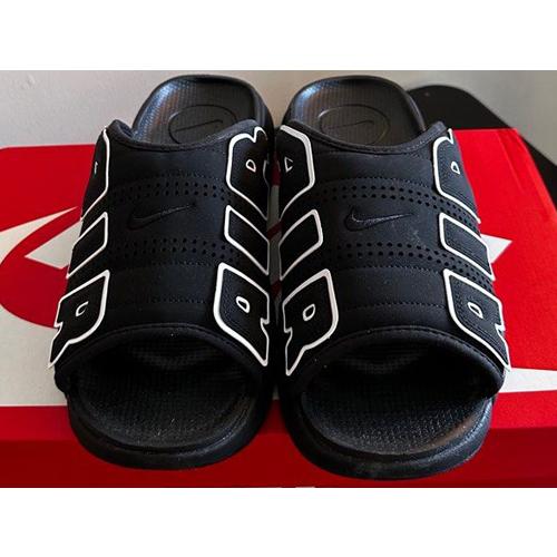 25cm DV2137-001 NIKE AIR MORE UPTEMPO SLIDE Black ナイキ エア モア 