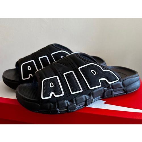 31cm DV2137-001 NIKE AIR MORE UPTEMPO SLIDE Black ナイキ エア モア 