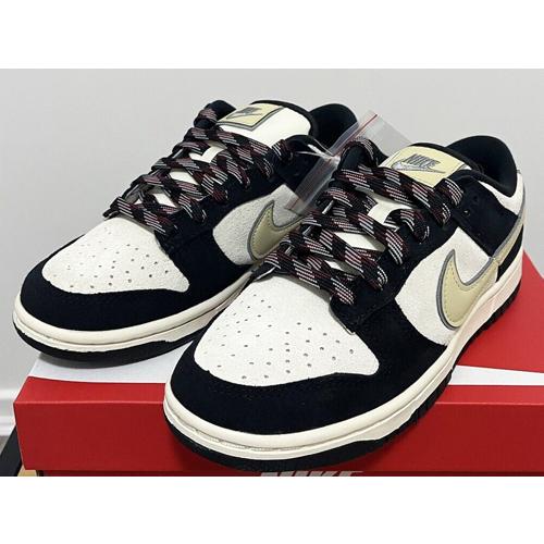 23.5cm DV3054-001 WMNS NIKE DUNK LOW LX Black Suede ウィメンズ