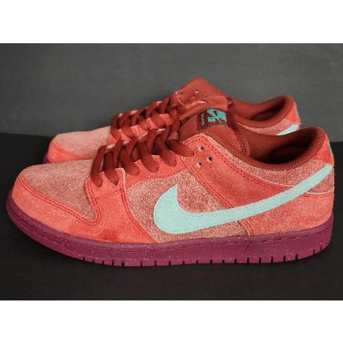 27.5cm DV5429-601 NIKE SB DUNK LOW PRO PRM Mystic Red and Rosewood