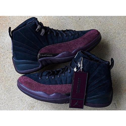 24cm DV6989-001 WMNS AIR JORDAN 12 RETRO SP A MA MANIERE Black 