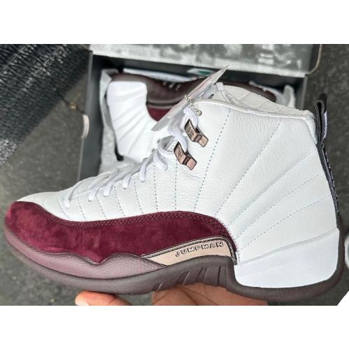 28.5cm DV6989-100 WMNS AIR JORDAN 12 RETRO SP A MA MANIERE White 
