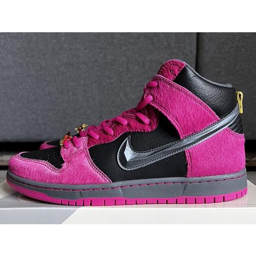 27.5cm DX4356-600 NIKE SB DUNK HIGH Run The Jewels Active Pink and