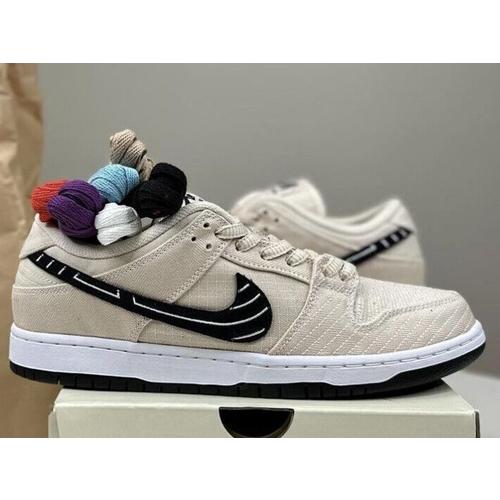 25.5cm FD2627-200 NIKE SB DUNK LOW PRO QS Albino & Preto Pearl 
