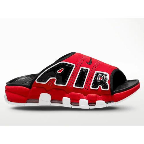 25cm FJ6036-600 NIKE AIR MORE UPTEMPO SLIDE University Red Black 