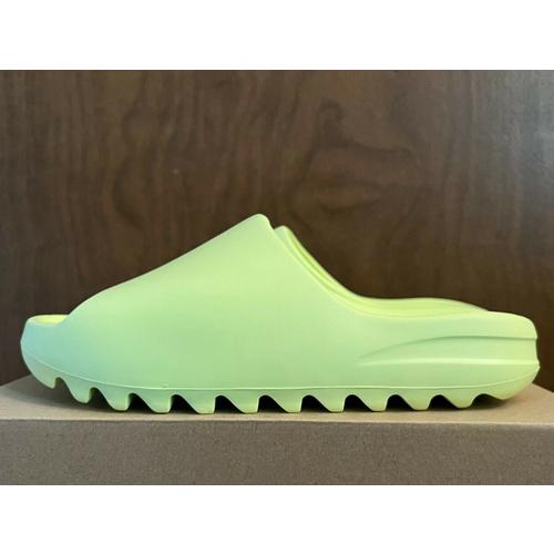 24.5cm HQ6447 ADIDAS YEEZY SLIDE Glow Green アディダス イージー  