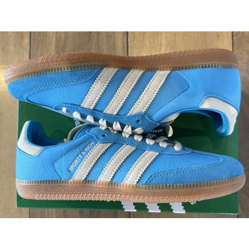 24cm IE6975 ADIDAS SAMBA OG SPORTY & RICH Blue Rush アディダス