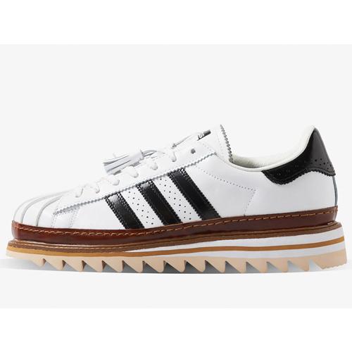 28cm IH3132 ADIDAS CLOT SUPERSTAR BY EDISON CHEN White Core Black 