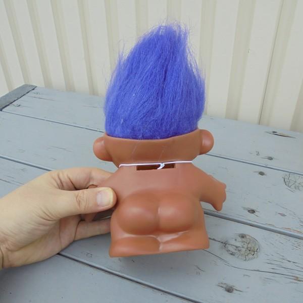 トロール ドール 貯金箱 パープル ラッキー ドール バンク 人形 フィギュア ノルウェー 妖精 カラフル 髪の毛 願い事 おまじない インテリア雑貨 ディスプレイ アメリカン雑貨hermit ハーミット 通販 Yahoo ショッピング