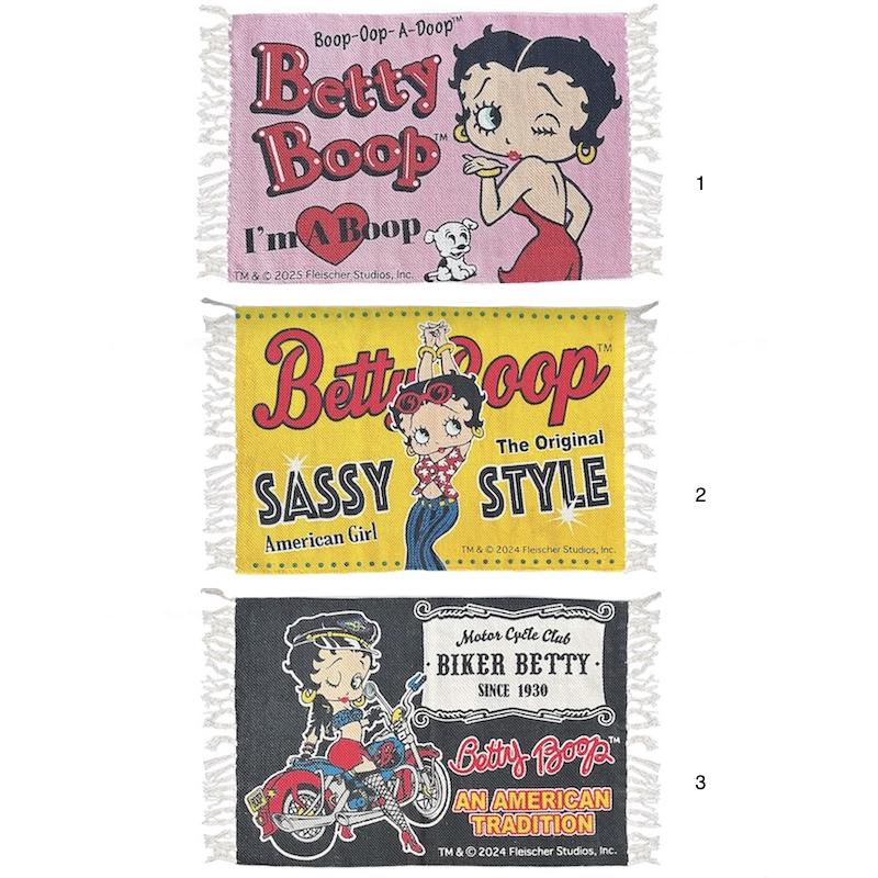 レターパックプラス対応 BETTY BOOP ベティブープ フロアマット ショートマット 玄関マット 洗面所 50×70cm インテリア 生活雑貨 アメリカキャラクター | BETTY BOOP