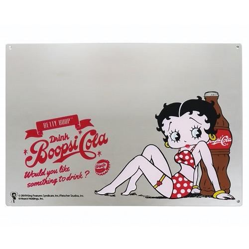 BETTY BOOP ベティブープ パブミラー 鏡 アクリル製 軽い 薄い 壁面