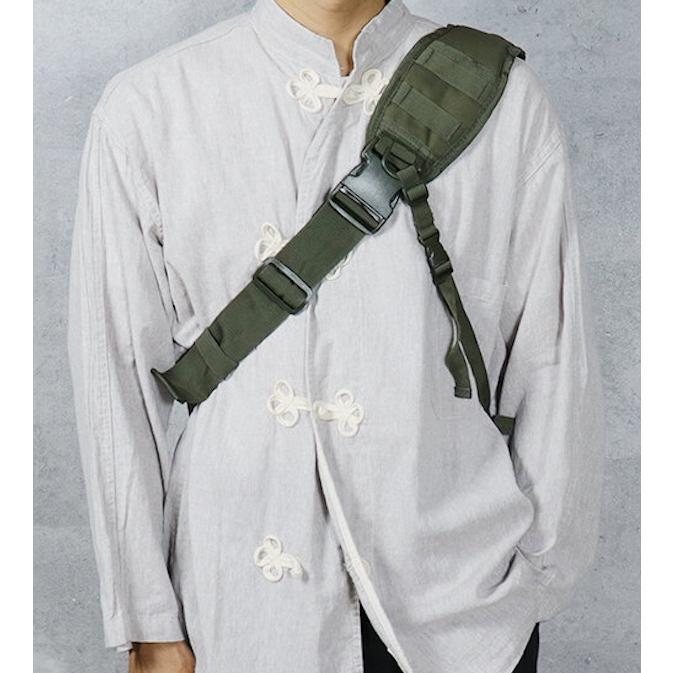 MOLLEシステム対応 B-55 スカウトバッグ オリーブ カーキ ワン