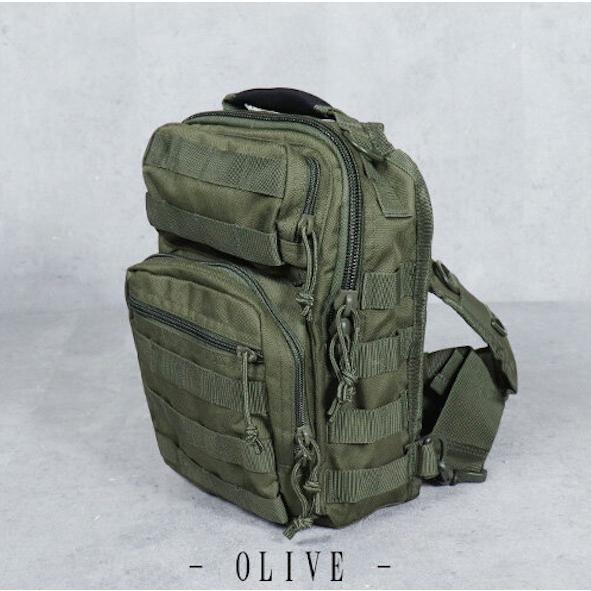MOLLEシステム対応 B-55 スカウトバッグ オリーブ カーキ ワン