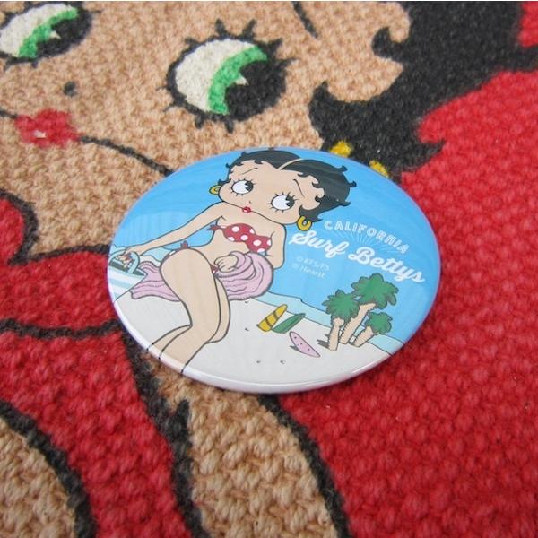 レターパックプラス対応 BETTY BOOP ベティブープ カンバッジ A カンバッヂ 缶バッジ 缶バッチ 缶バッヂ 可愛い キャラクター 大きいサイズ ファッション｜hermit｜02