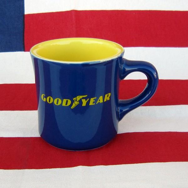GOOD YEAR グッドイヤー マグカップ ロゴ 陶器製 セラミックマグ 食器