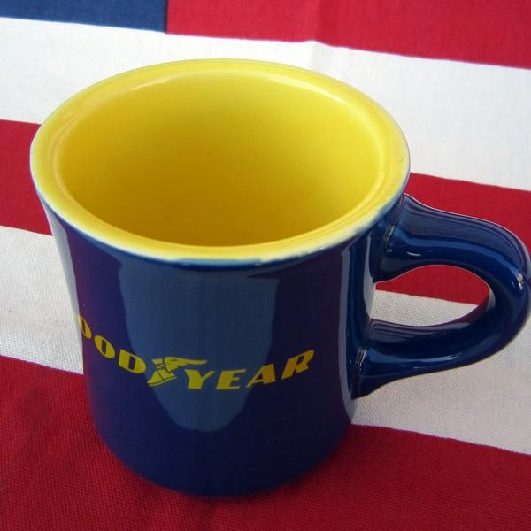 GOOD YEAR グッドイヤー マグカップ ロゴ 陶器製 セラミックマグ 食器