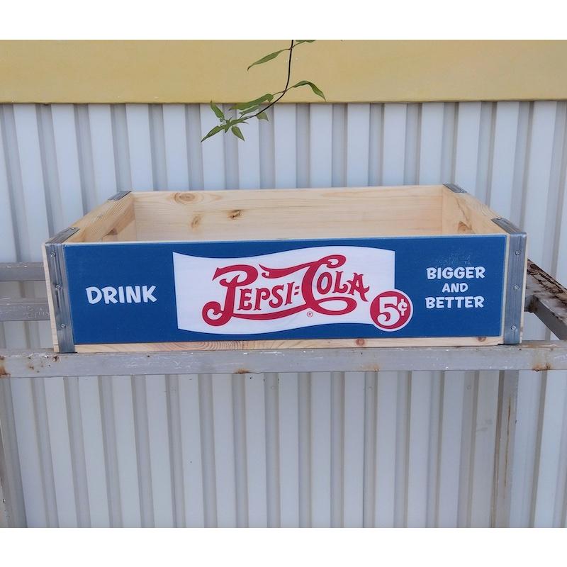 PEPSI（ペプシ） PEPSI WOOD CRATE C ウッドボックス ウッドケース 木