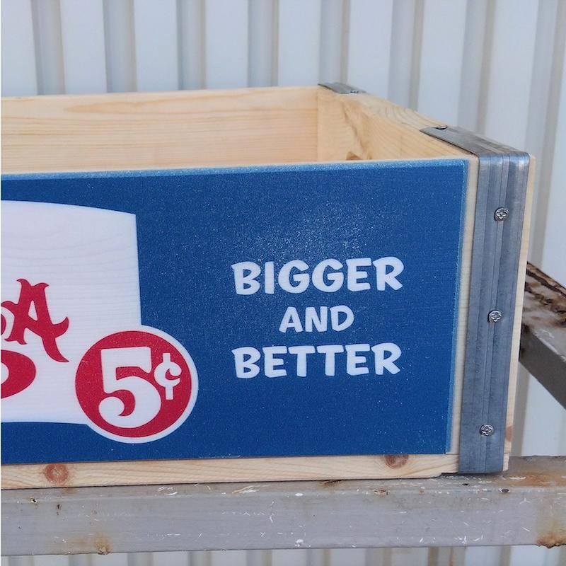 PEPSI（ペプシ） PEPSI WOOD CRATE C ウッドボックス ウッドケース 木