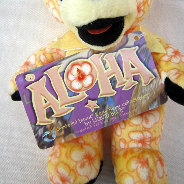 DEAD BEAR デッドベア ぬいぐるみ ALOHA 1990年6月17日 7インチ DEAD BEAR デッドベア ぬいぐるみ ALOHA 1990年6月17日 7インチ