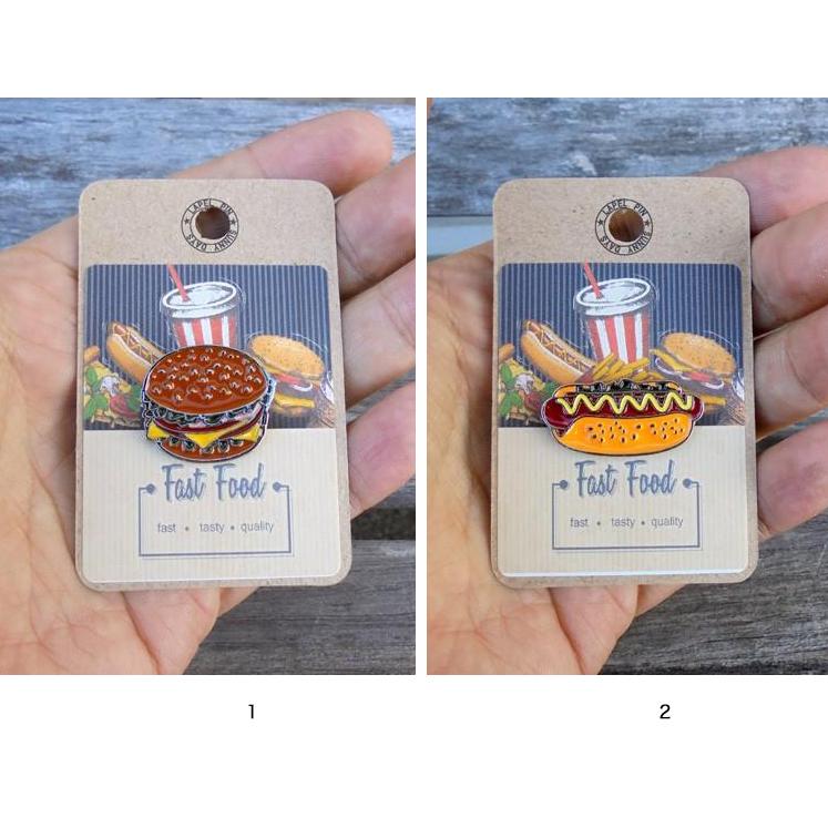 レターパックプラス対応 フードピンズ ハンバーガー ホットドッグ