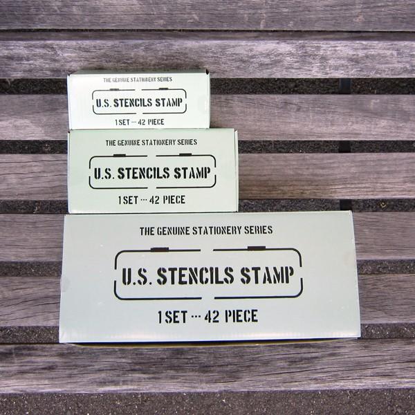 U.S.ステンシルスタンプ 0.6インチ U.S.STENCIL 英文字 数字 ミリタリー 40個セット 1.5cm 簡単 ディスプレイ オシャレ 格好良い 男前インテリア ガレージ｜hermit｜06