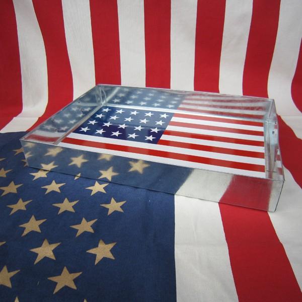 U S フラッグ スチール トレイ Lサイズ アメリカ国旗柄 星条旗柄 スチィール ティン 手持ち付き お盆 収納ケース 格好良い オシャレ 生活雑貨 生活用品 シルバー In 065 アメリカン雑貨hermit ハーミット 通販 Yahoo ショッピング