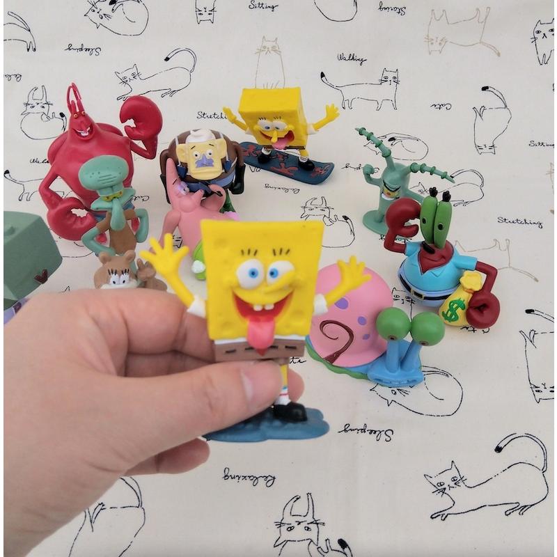 スポンジボブ PVCフィギュア 12個セット アメリカキャラクター