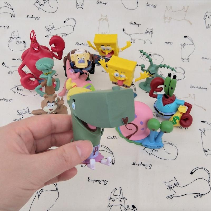 スポンジボブ PVCフィギュア 12個セット アメリカキャラクター
