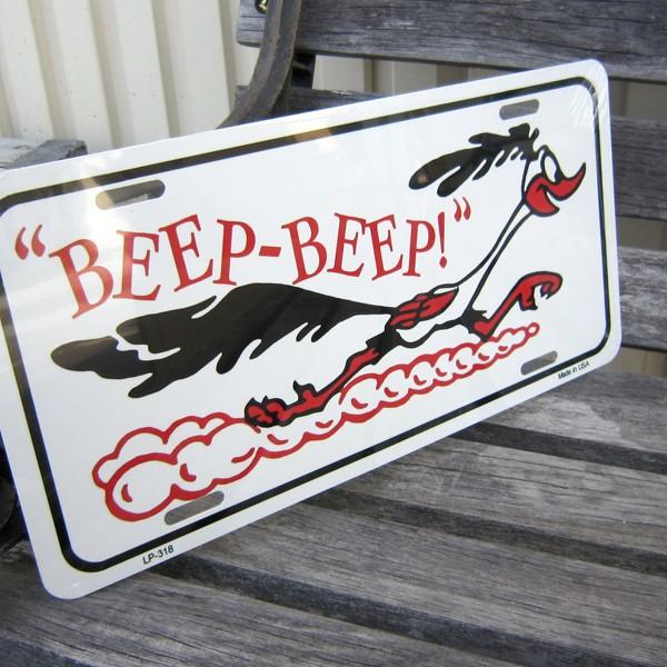 レターパックプラス対応 ロードランナー アルミ ライセンスプレート CM