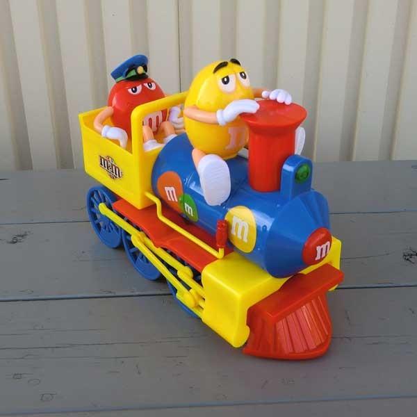 m&m's エム＆エム チョコレートディスペンサー トレイン 箱付 アメリカ雑貨 玩具 フィギュア アメリカカンパニーキャラクター アメリカ