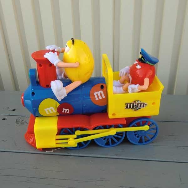 m&m's エム＆エム チョコレートディスペンサー トレイン 箱付 アメリカ雑貨 玩具 フィギュア アメリカカンパニーキャラクター アメリカ