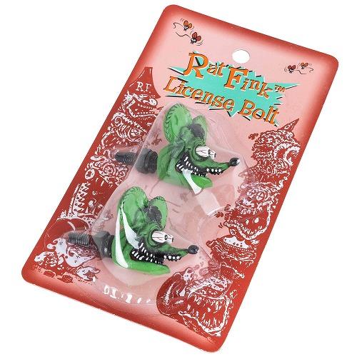 レターパックプラス対応 RAT FINK ラットフィンク ライセンスボルト フィギュア カー用品 カーアクセサリー 車外アクセサリー ナンバープレートボルト 目立つ | RAT FINK | 07