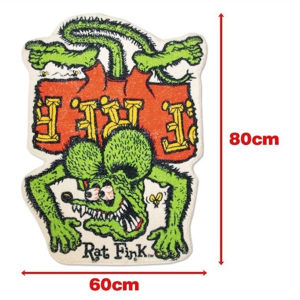 RAT FINK ラットフィンク フロア マット ダイカット 室内 玄関